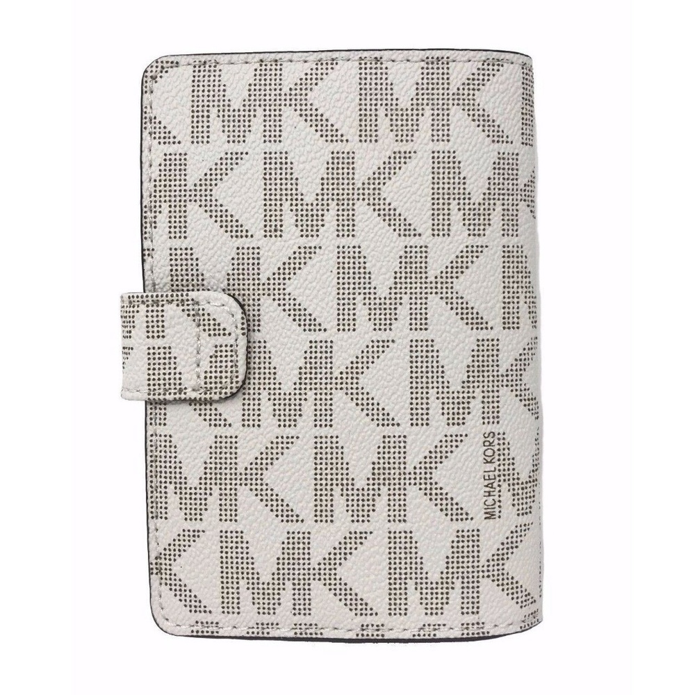 Michael Kors Jet Set Travel MK Vanilla Wallet - Picture 2 of 3